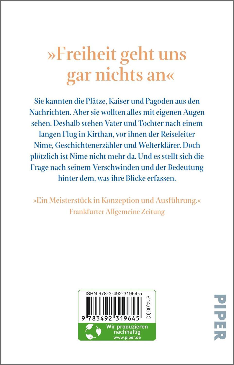 Rückseite: 9783492319645 | Alles was Sie sehen ist neu | Annette Pehnt | Taschenbuch | 192 S.