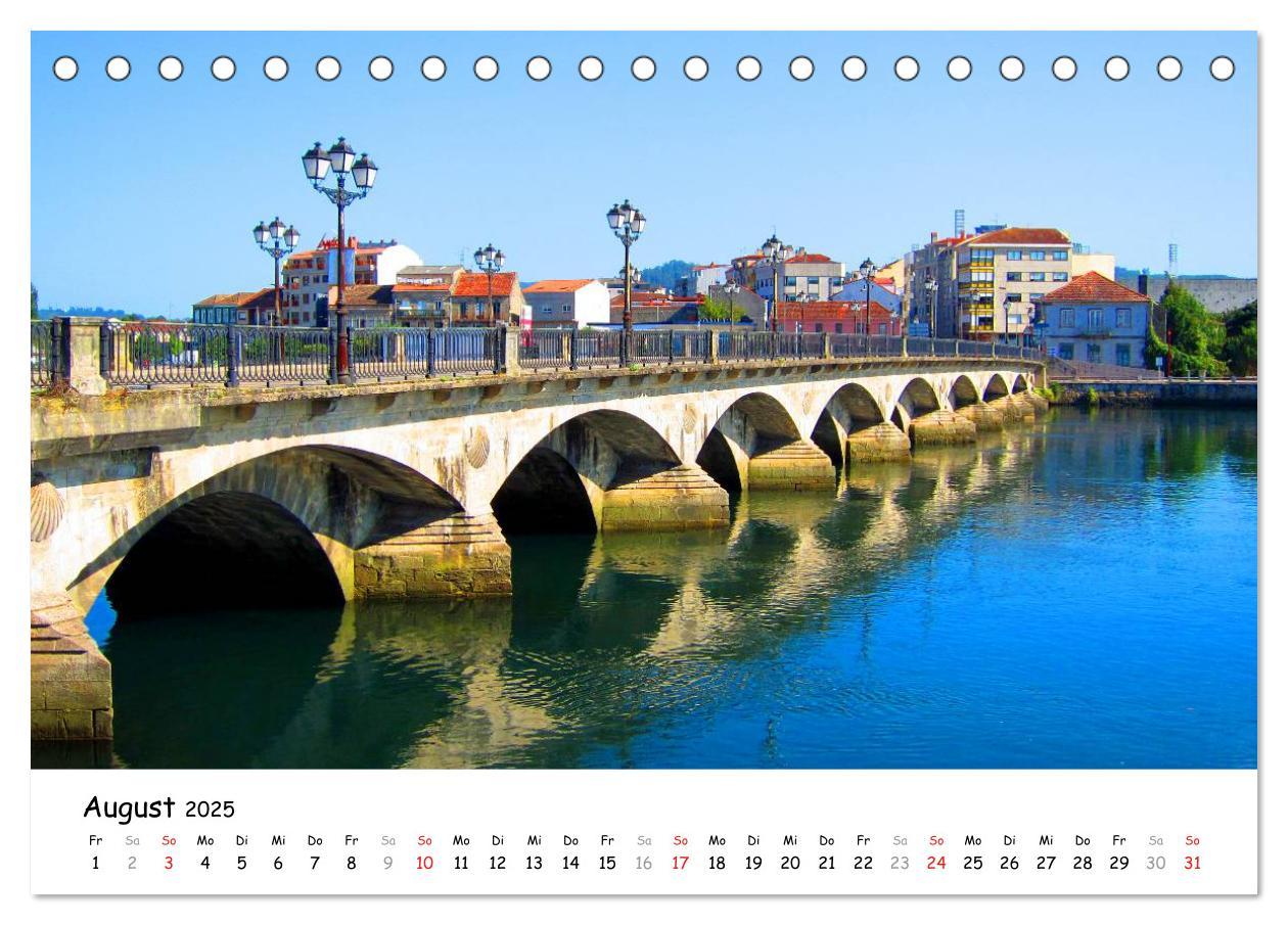 Bild: 9783435557059 | Jakobsweg - Camino Portugues (Tischkalender 2025 DIN A5 quer),...