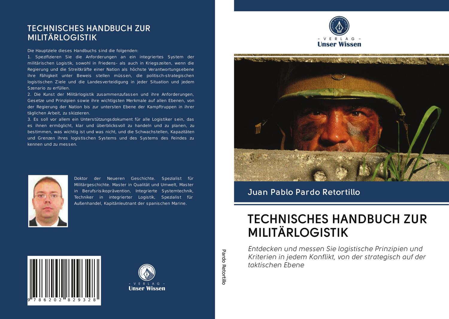 Cover: 9786202829328 | TECHNISCHES HANDBUCH ZUR MILITÄRLOGISTIK | Juan Pablo Pardo Retortillo
