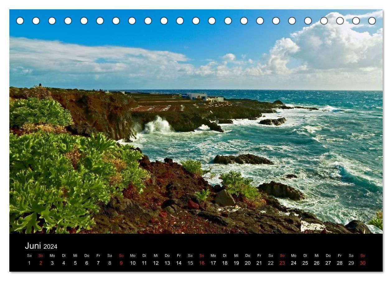 Bild: 9783383474019 | La Palma - die grüne Insel (Tischkalender 2024 DIN A5 quer),...