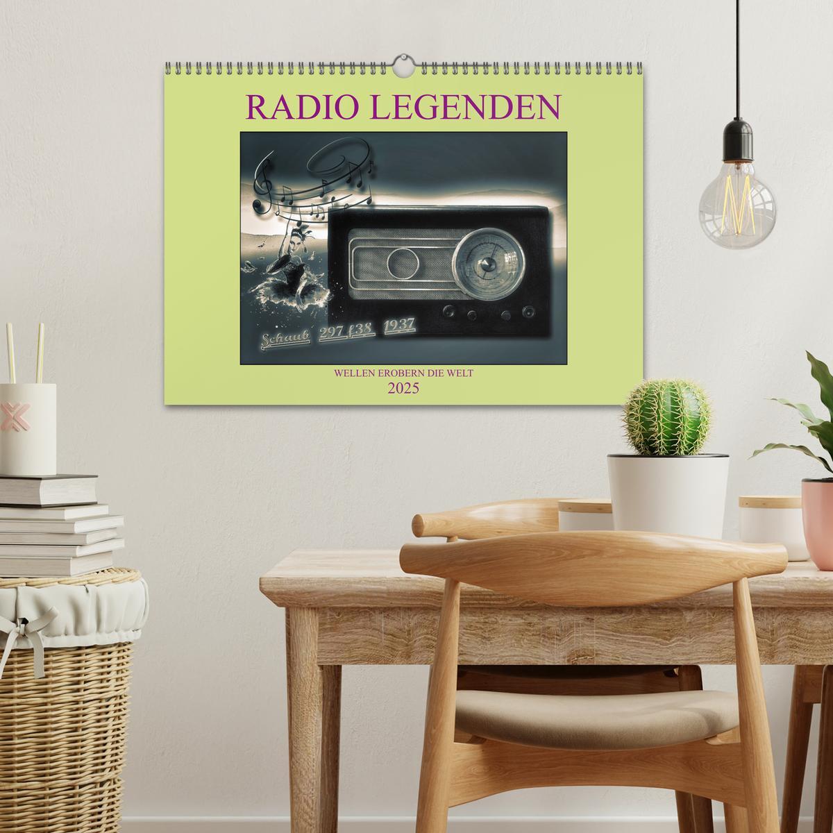 Bild: 9783435277759 | RADIO LEGENDEN (Wandkalender 2025 DIN A3 quer), CALVENDO...