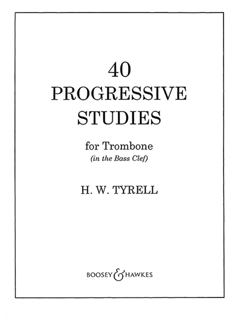 Cover: 73999597455 | 40 Progressive Studies | Tyrell | Buch | Boosey and Hawkes
