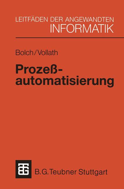 Cover: 9783519024996 | Prozeßautomatisierung | Martina-Maria Vollath (u. a.) | Taschenbuch