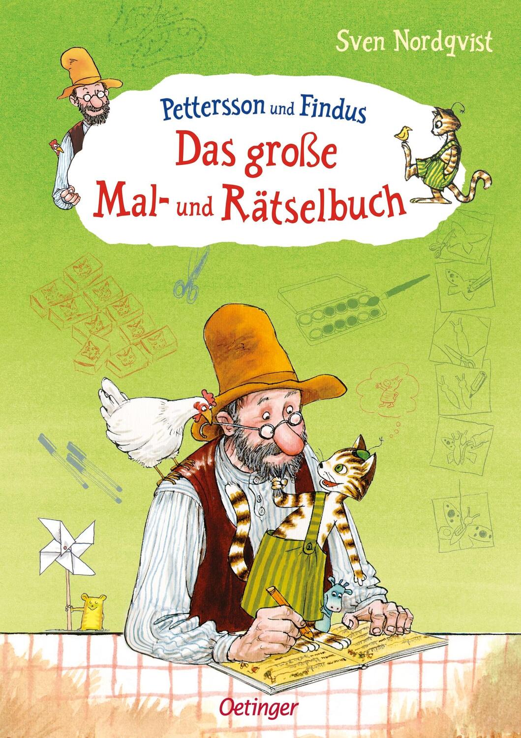 Cover: 9783789117992 | Pettersson und Findus. Das große Mal- und Rätselbuch | Becker | Buch