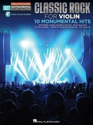 Cover: 9781480354531 | Classic Rock - 10 Monumental Hits: Violin Easy Instrumental...