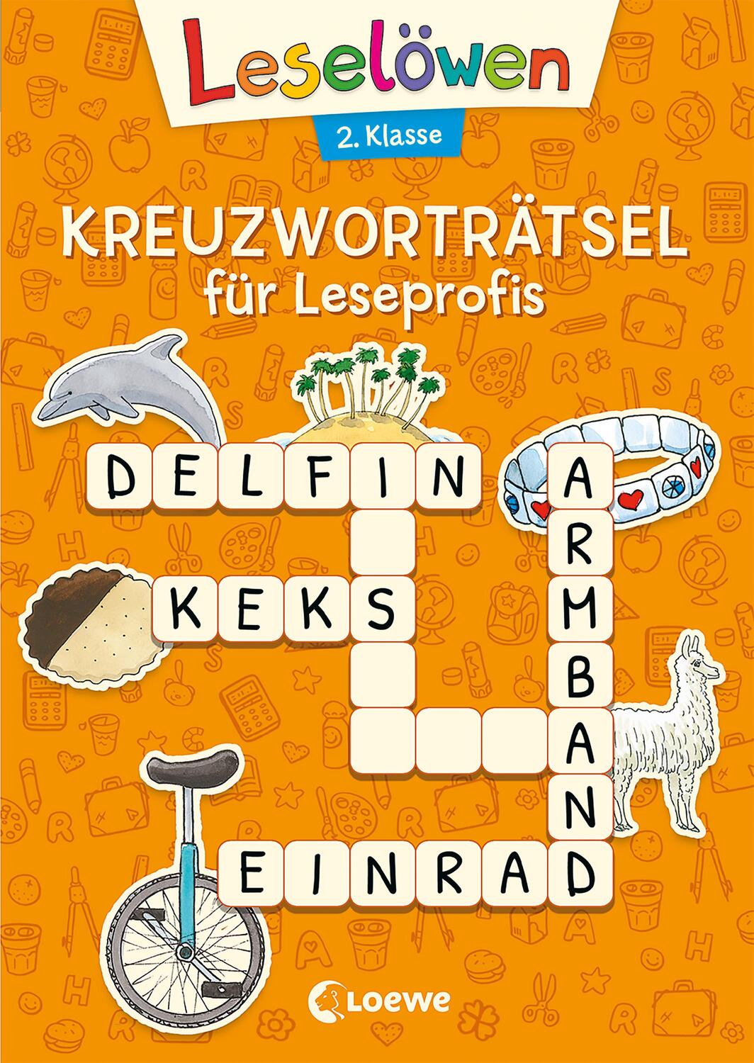 Cover: 9783743201903 | Leselöwen Kreuzworträtsel für Erstleser. 2. Klasse (Orange) | Orange