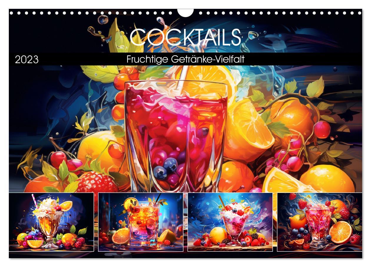 Cover: 9783383877490 | Cocktails. Fruchtige Getränke-Vielfalt (Wandkalender 2025 DIN A3...