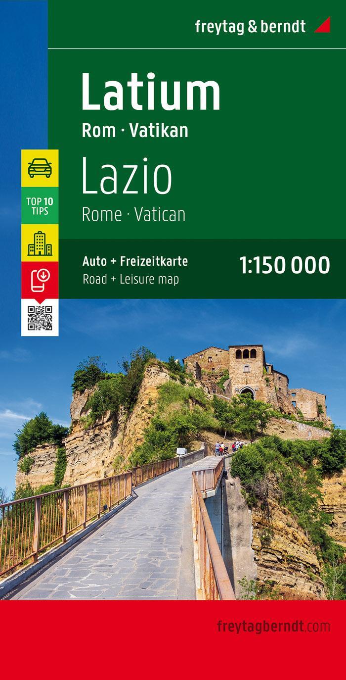 Cover: 9783707914900 | Latium - Rom - Vatikan 1 : 150 000 | (Land-)Karte | Deutsch | 2020