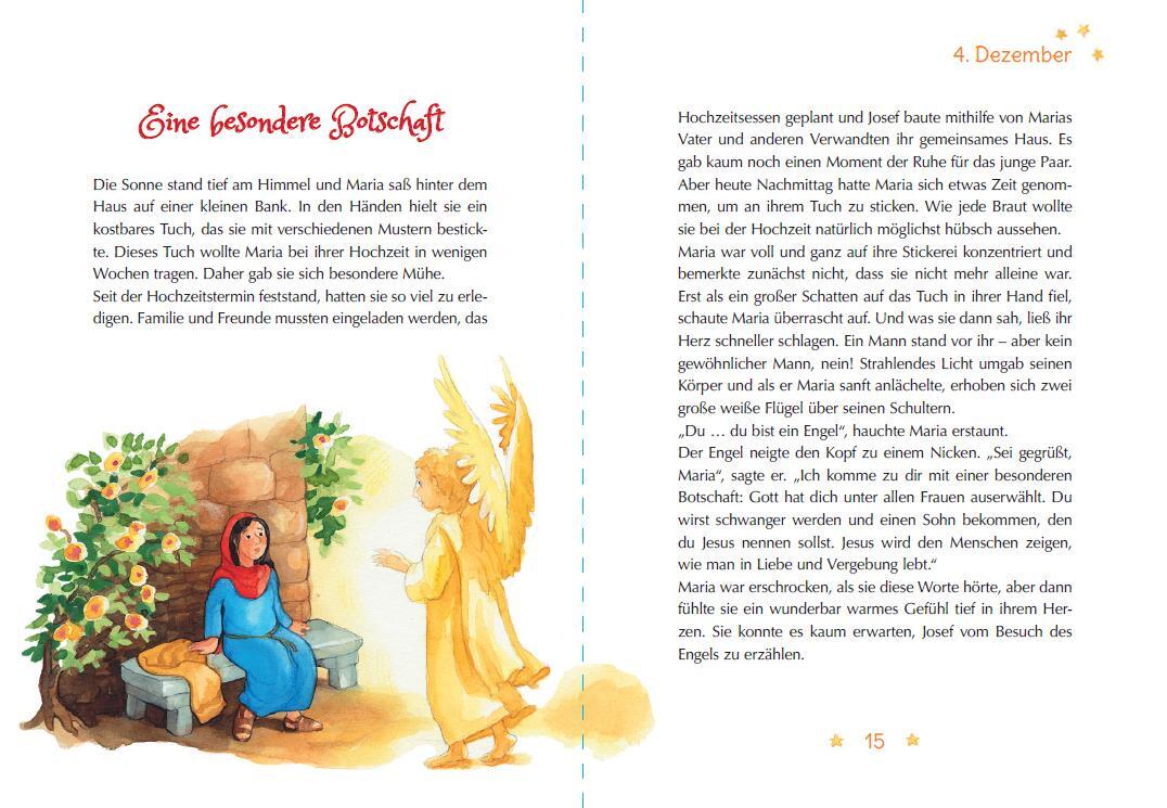 Bild: 9783780663610 | Die Weihnachtsgeschichte | Ein Adventskalenderbuch | Katharina Wilhelm