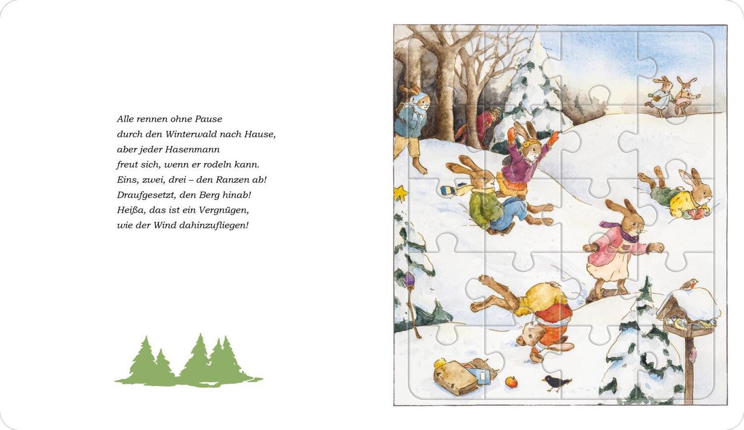 Bild: 9783480401642 | Die Häschenschule: Ein lustiges Puzzlebuch | Albert Sixtus | Buch