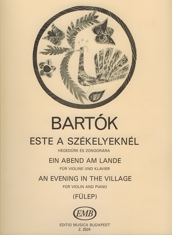 Cover: 9790080025246 | An Evening In The Village - Violin &amp; Piano | Béla Bartók | Buch