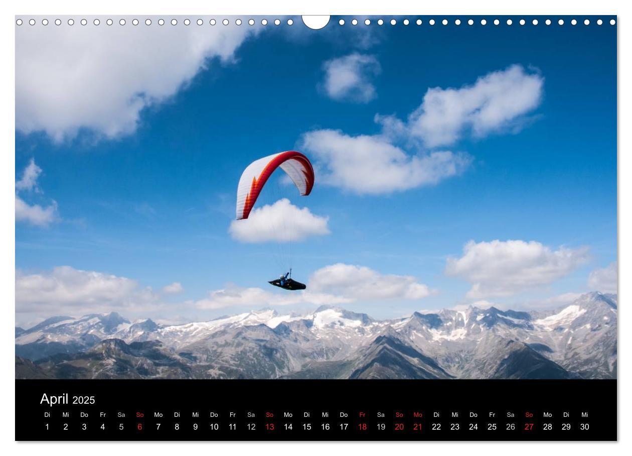 Bild: 9783435630936 | Paragliding - zwischen Himmel und Erde (Wandkalender 2025 DIN A3...