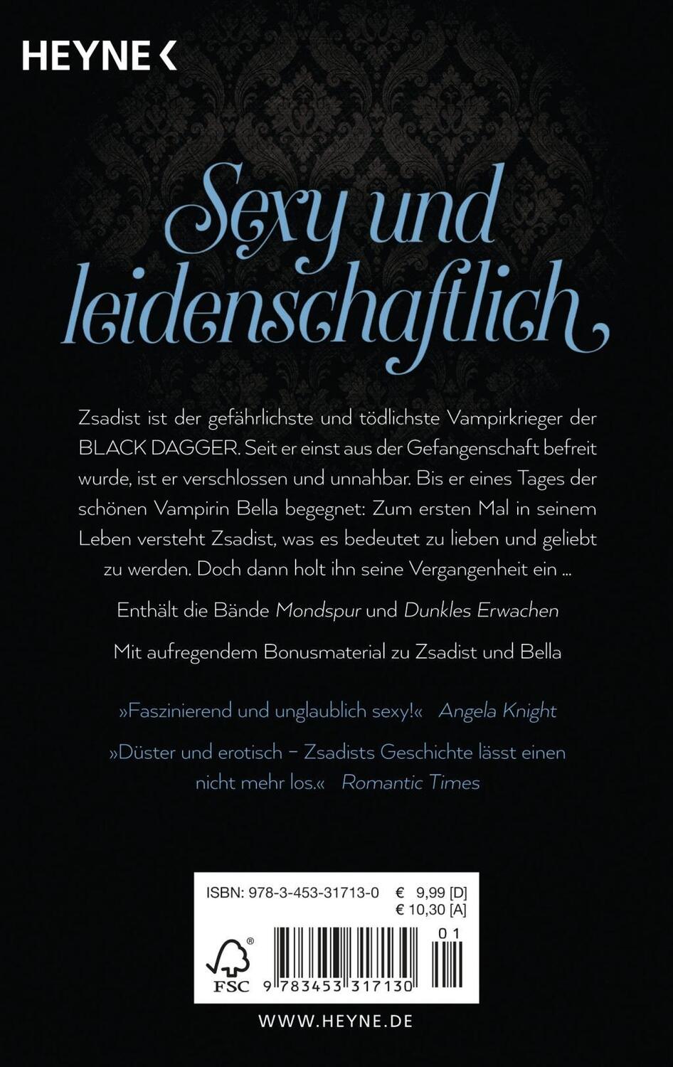 Bild: 9783453317130 | Black Dagger - Zsadist & Bella | J. R. Ward | Taschenbuch | Deutsch