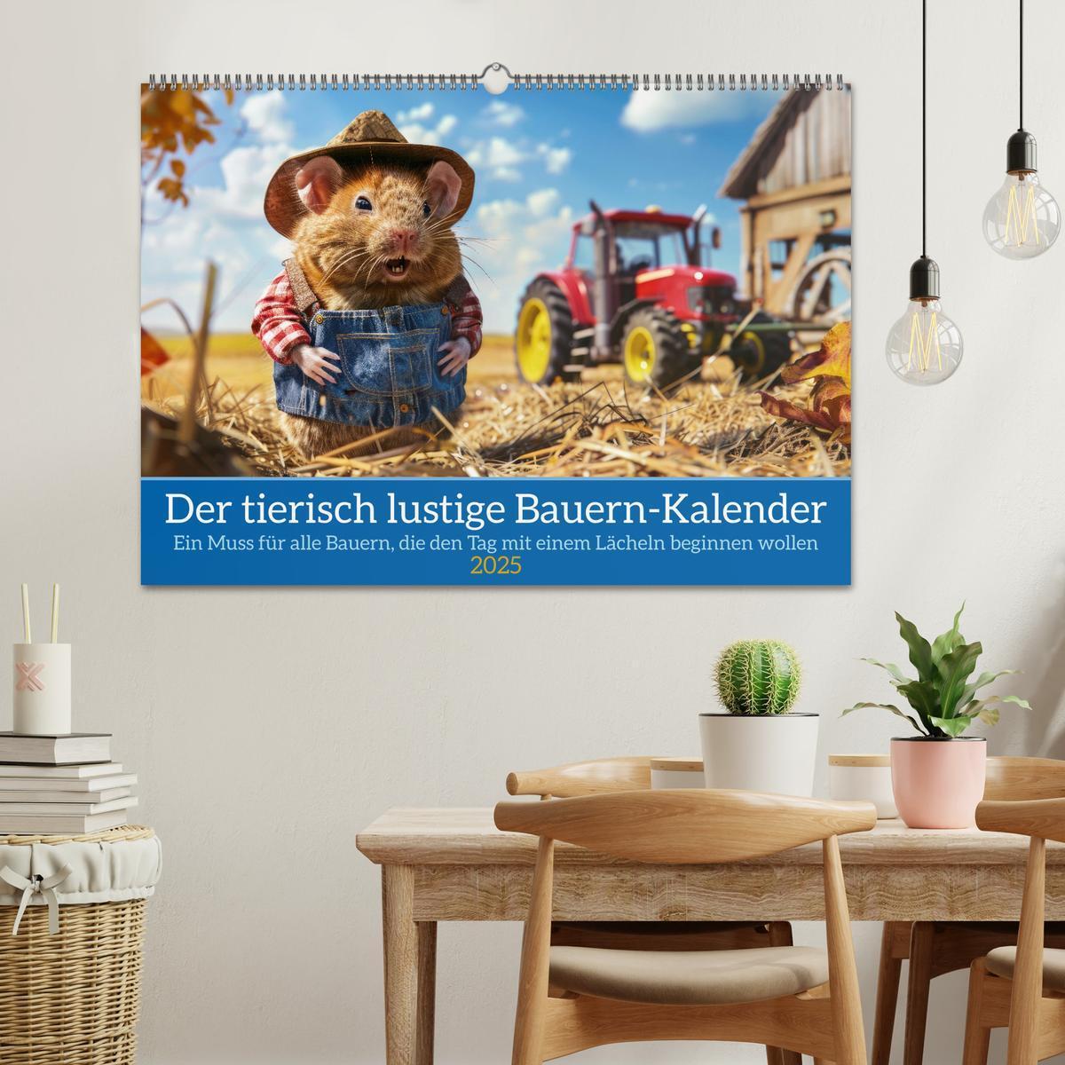 Bild: 9783457175354 | Der tierisch lustige Bauern-Kalender (Wandkalender 2025 DIN A2...