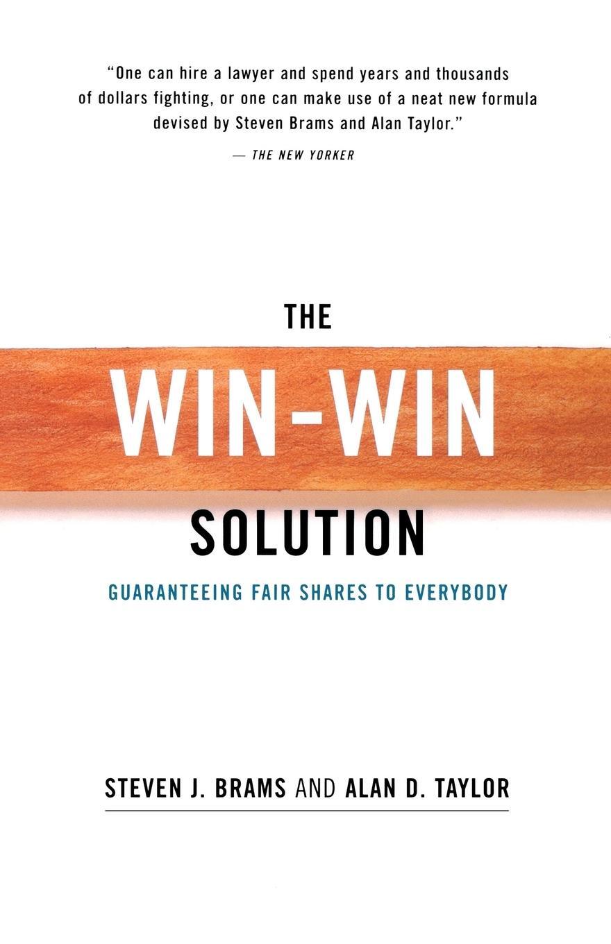 Cover: 9780393320817 | The Win-Win Solution | Guaranteeing Fair Shares to Everybody | Buch
