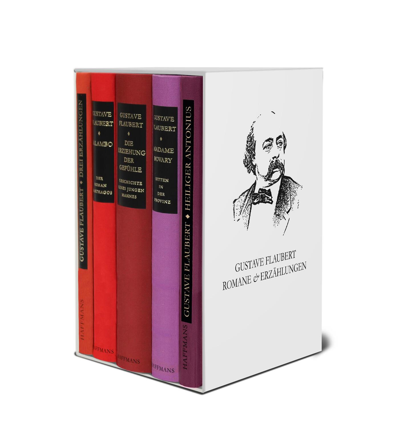 Cover: 9783963181153 | Romane und Erzählungen (5 Bände im Schuber) | Gustave Flaubert | Buch