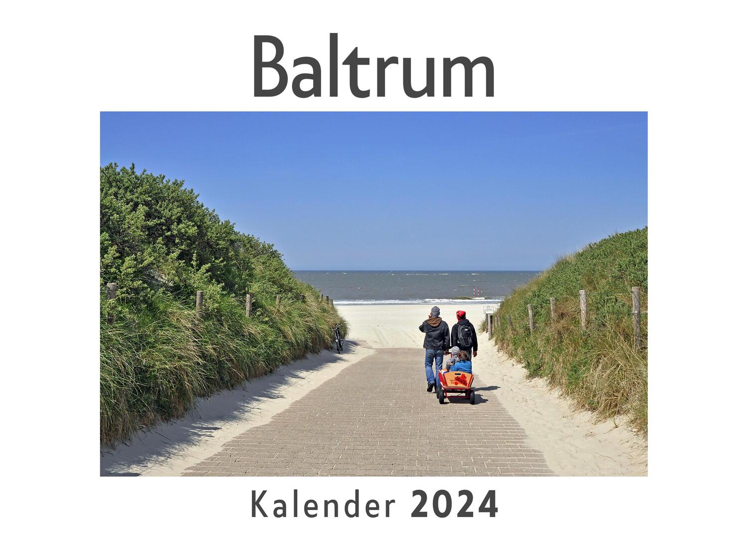 Cover: 9783750551787 | Baltrum (Wandkalender 2024, Kalender DIN A4 quer, Monatskalender im...