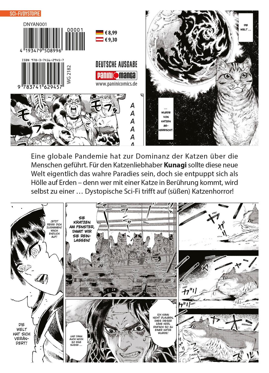 Rückseite: 9783741629457 | Night of the Living Cat 01 | Bd. 1: Alles wird verkatzt | Taschenbuch