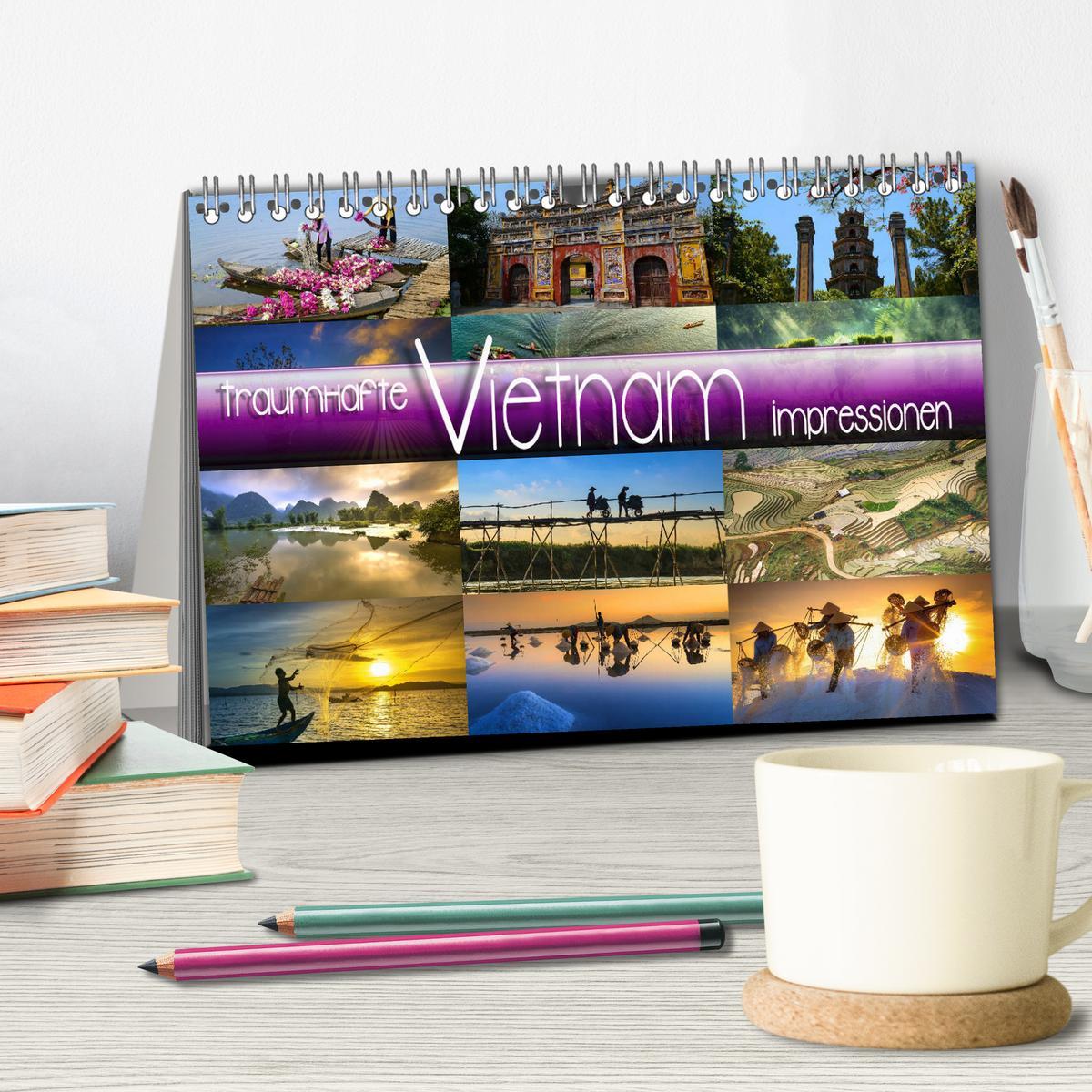 Bild: 9783435103836 | Traumhafte Vietnam Impressionen (Tischkalender 2025 DIN A5 quer),...