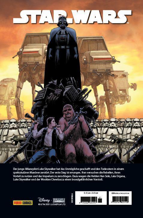 Rückseite: 9783741623158 | Star Wars Marvel Comics-Kollektion | Bd. 1: Skywalker schlägt zu!