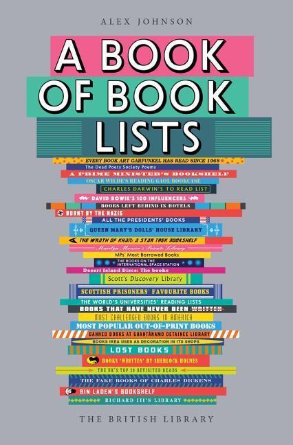 Cover: 9780712352253 | A Book of Book Lists | A Bibliophile's Compendium | Alex Johnson