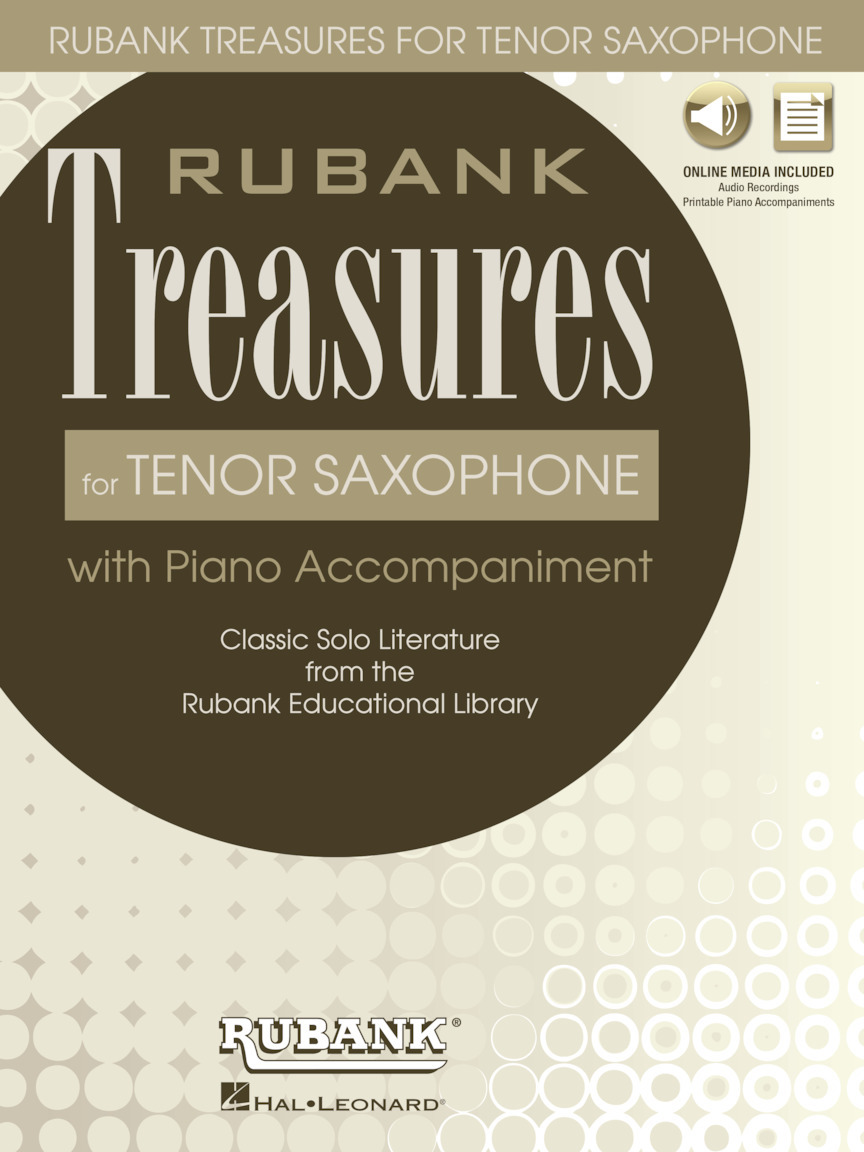Cover: 884088922986 | Rubank Treasures for Tenor Saxophone | Rubank Book-Audio Products