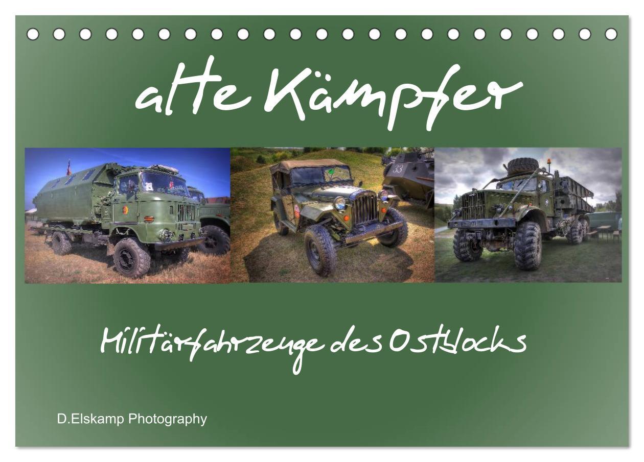 Cover: 9783435624522 | alte Kämpfer- Militärfahrzeuge des Ostblocks (Tischkalender 2025...