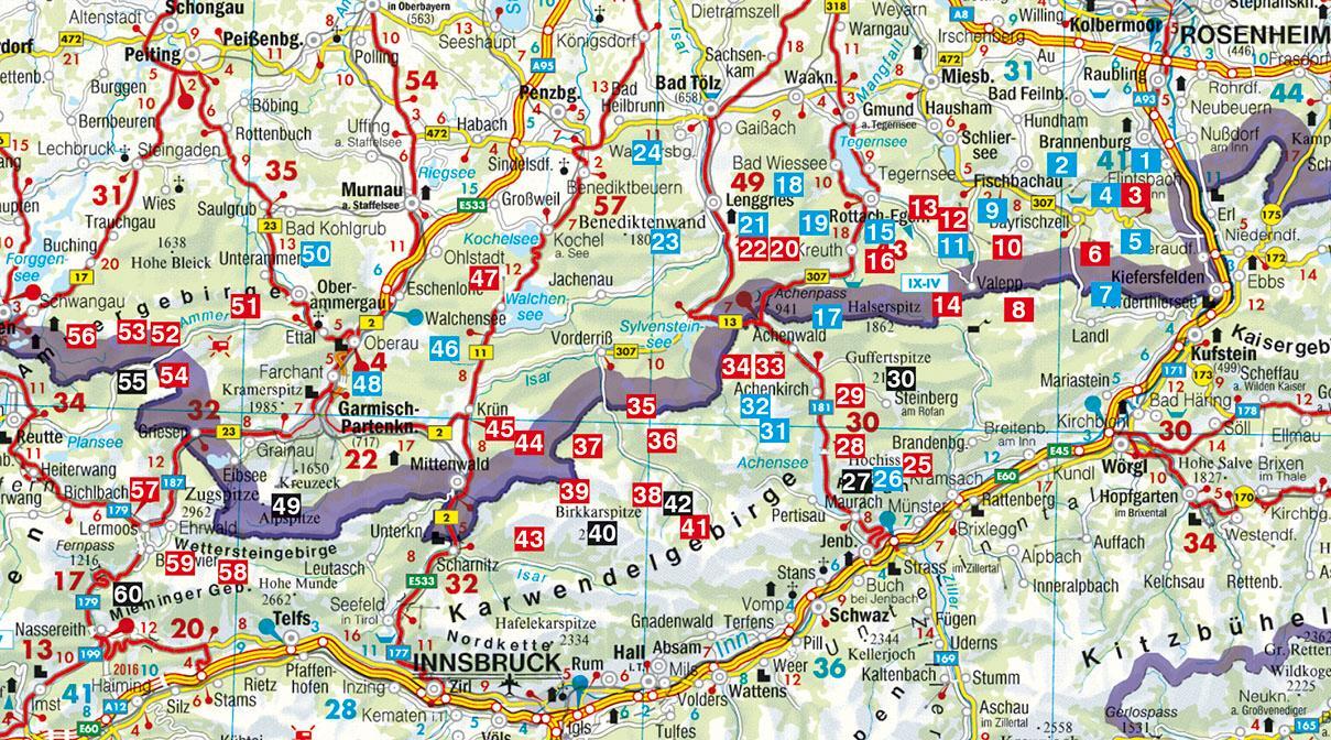 Bild: 9783763359004 | Bayerische Alpen | zwischen Inn und Lech. 60 Touren mit GPS-Tracks