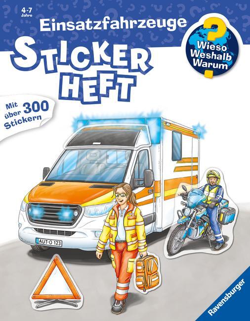 Cover: 9783473600441 | Wieso? Weshalb? Warum? Stickerheft: Einsatzfahrzeuge | Oliver Kockmann