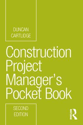 Cover: 9780367435936 | Construction Project Manager's Pocket Book | Duncan Cartlidge | Buch