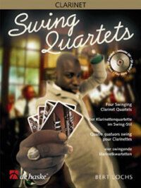 Cover: 9789043121750 | Swing Quartets | Four Swinging Clarinet Quartets | Bert Lochs | 2005