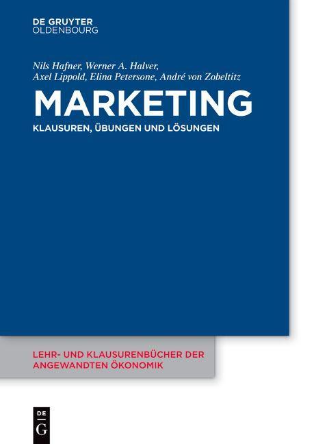 Cover: 9783110516791 | Marketing | Nils/Halver, Werner/Lippold, Axel u a Hafner | Taschenbuch