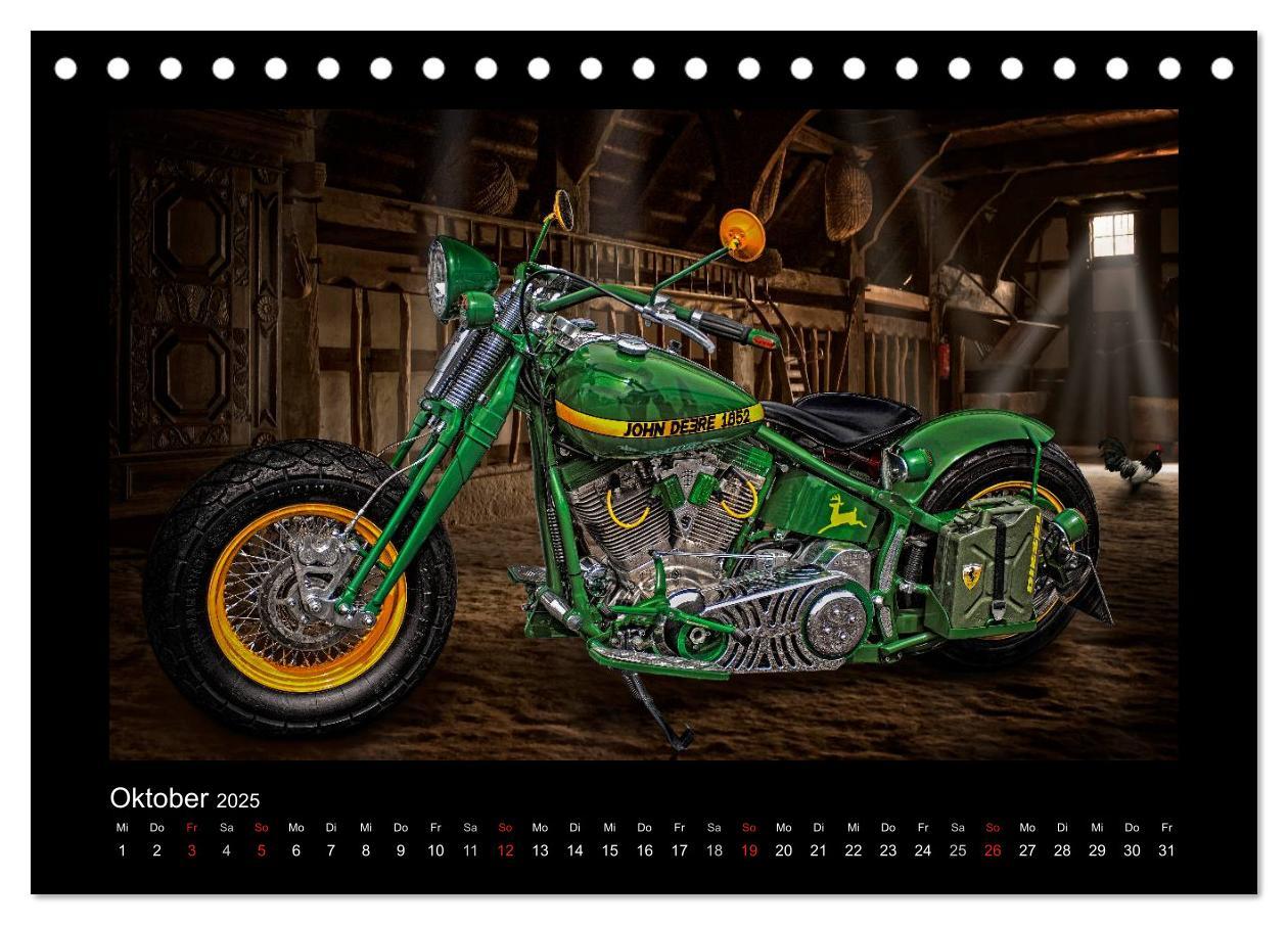 Bild: 9783435707973 | Motorrad-Träume ¿ Chopper und Custombikes (Tischkalender 2025 DIN...