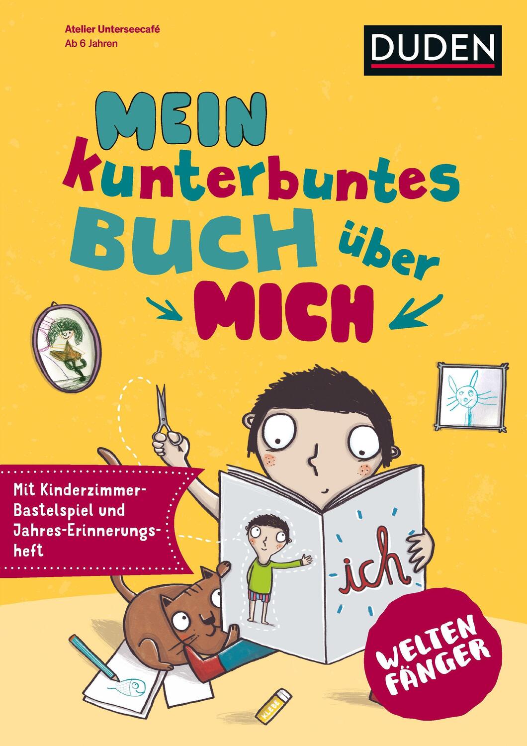 Cover: 9783411702596 | Weltenfänger: Mein kunterbuntes Buch über mich | Kreativbuch | Buch