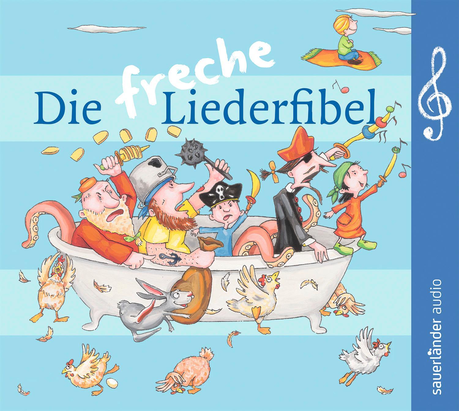 Cover: 9783839848739 | Die freche Liederfibel | Fredrik Vahle (u. a.) | Audio-CD | 74 Min.