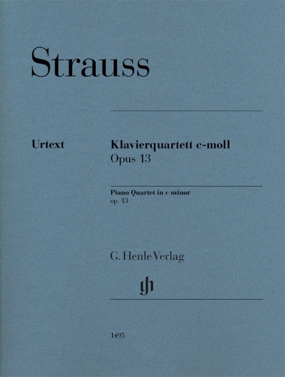 Cover: 9790201814957 | Richard Strauss - Klavierquartett c-moll op. 13 | Peter Jost | Buch