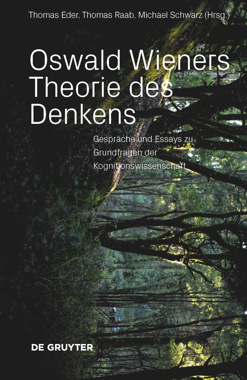 Cover: 9783110659603 | Oswald Wieners Theorie des Denkens | Thomas Eder (u. a.) | Taschenbuch