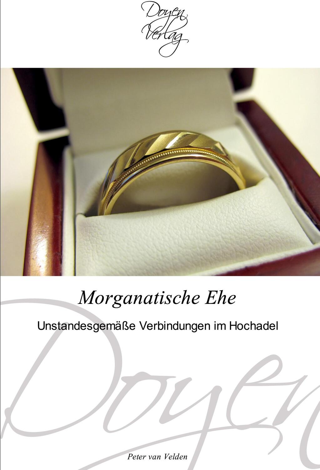 Cover: 9783841701077 | Morganatische Ehe | Unstandesgemäße Verbindungen im Hochadel | Velden