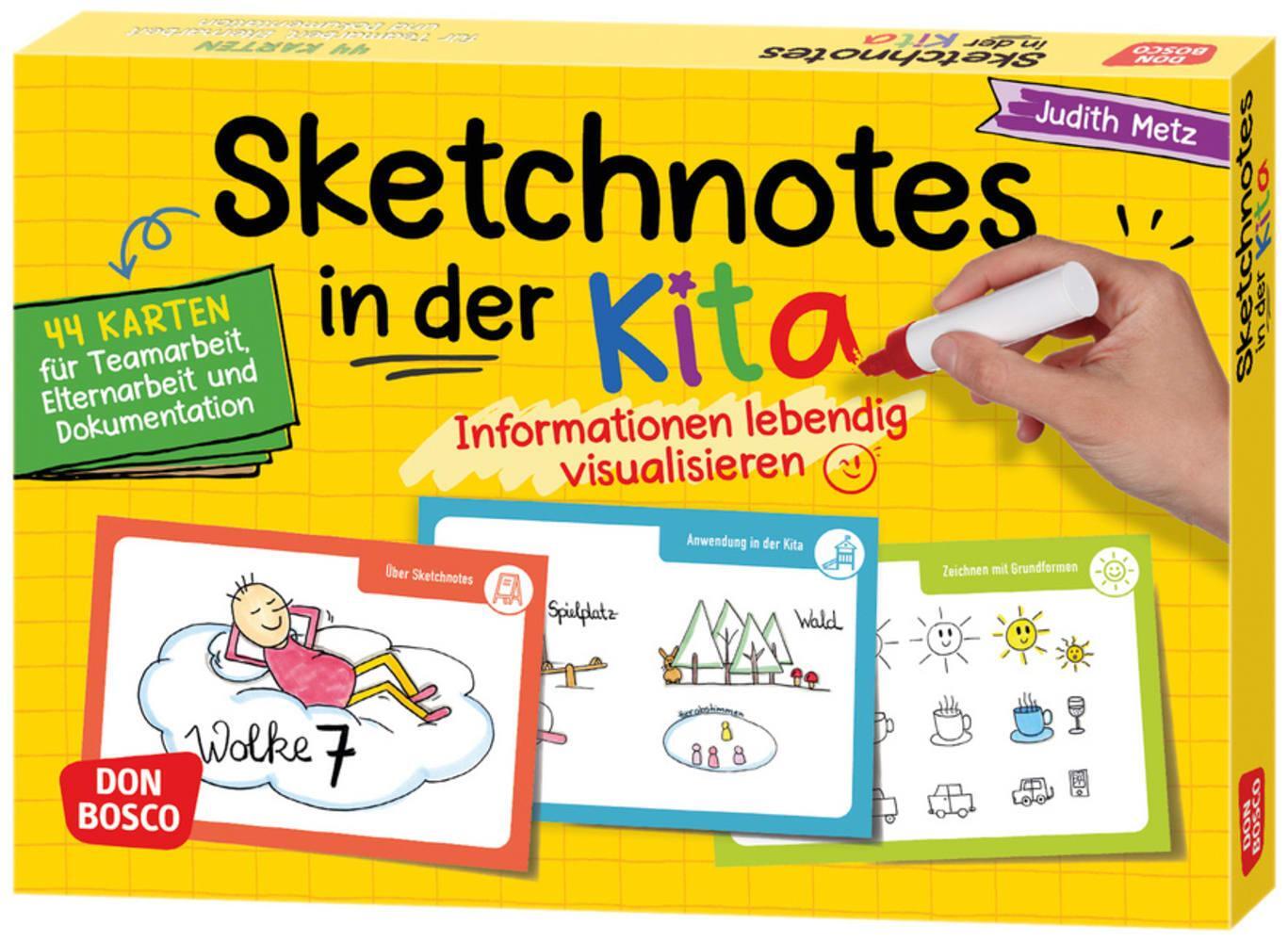 Cover: 4260694920404 | Sketchnotes in der Kita | Judith Metz | Bundle | 1 Box | Deutsch