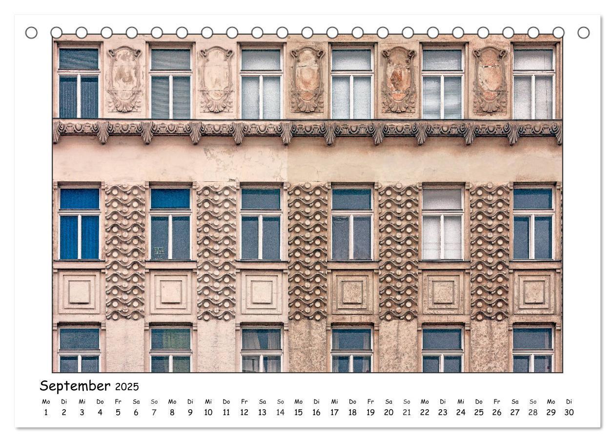 Bild: 9783435254699 | Wiener Jugendstil-Fassaden (Tischkalender 2025 DIN A5 quer),...