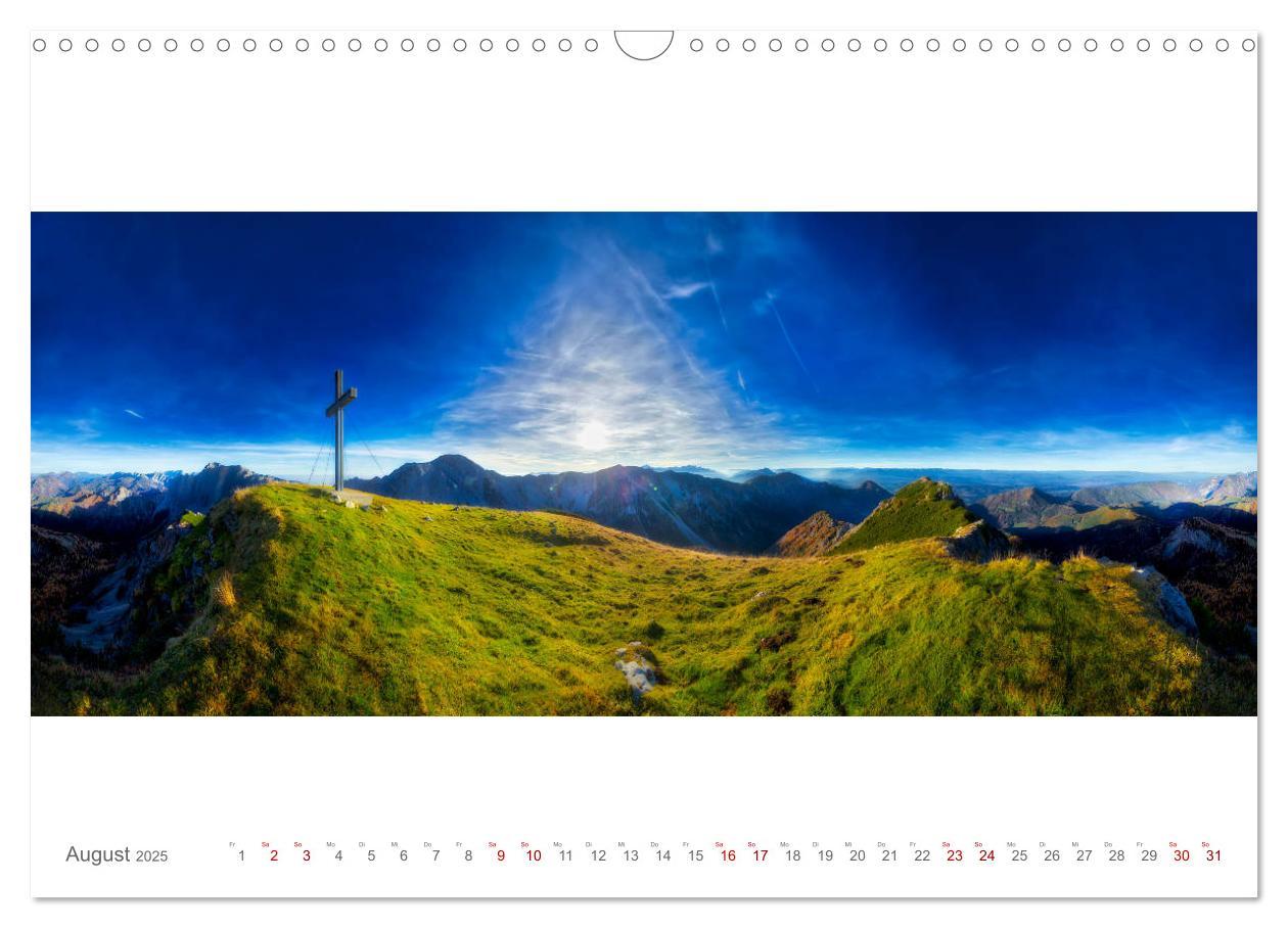 Bild: 9783435337590 | BergBlicke! (Wandkalender 2025 DIN A3 quer), CALVENDO Monatskalender