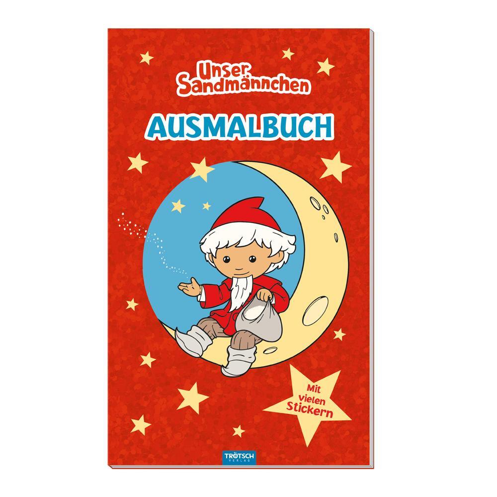 Cover: 9783988020680 | Trötsch Unser Sandmännchen Malbuch Ausmalbuch mit Stickern | Verlag