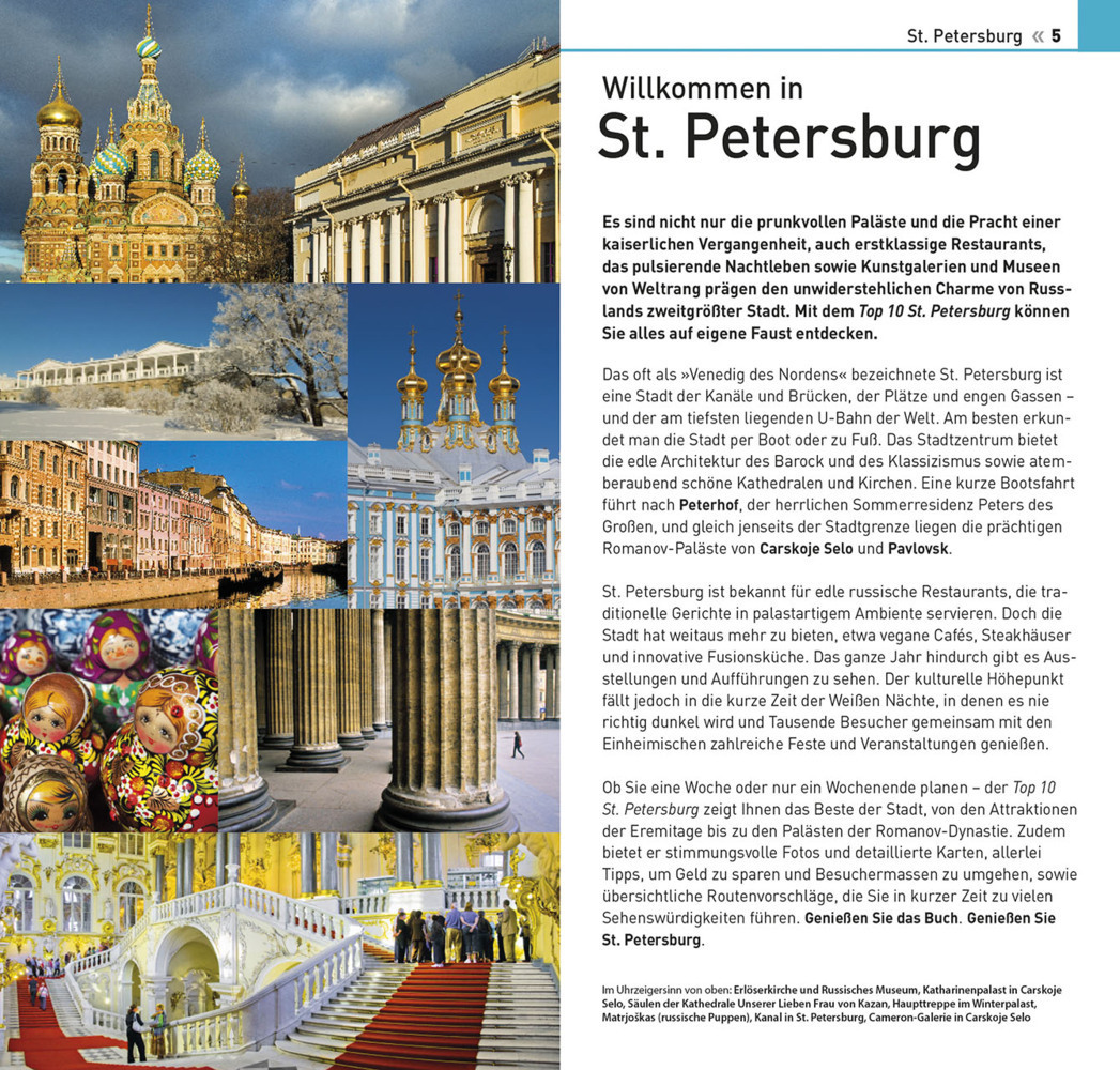 Bild: 9783734205781 | Top 10 Reiseführer St. Petersburg, m. 1 Karte, m. 1 Beilage | Buch