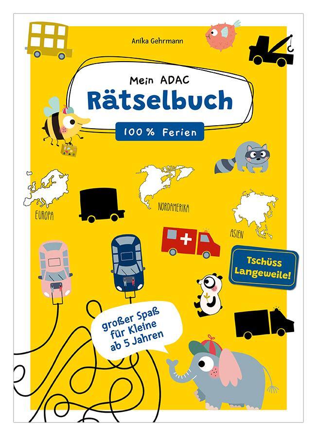 Cover: 9783963472282 | Mein ADAC Rätselbuch - 100% Ferien | Anika Gehrmann | Taschenbuch