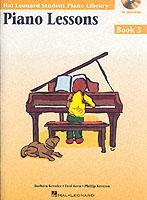 Cover: 9780634055560 | Piano Lessons Book 3 &amp; Audio | Hal Leonard Student Piano Library