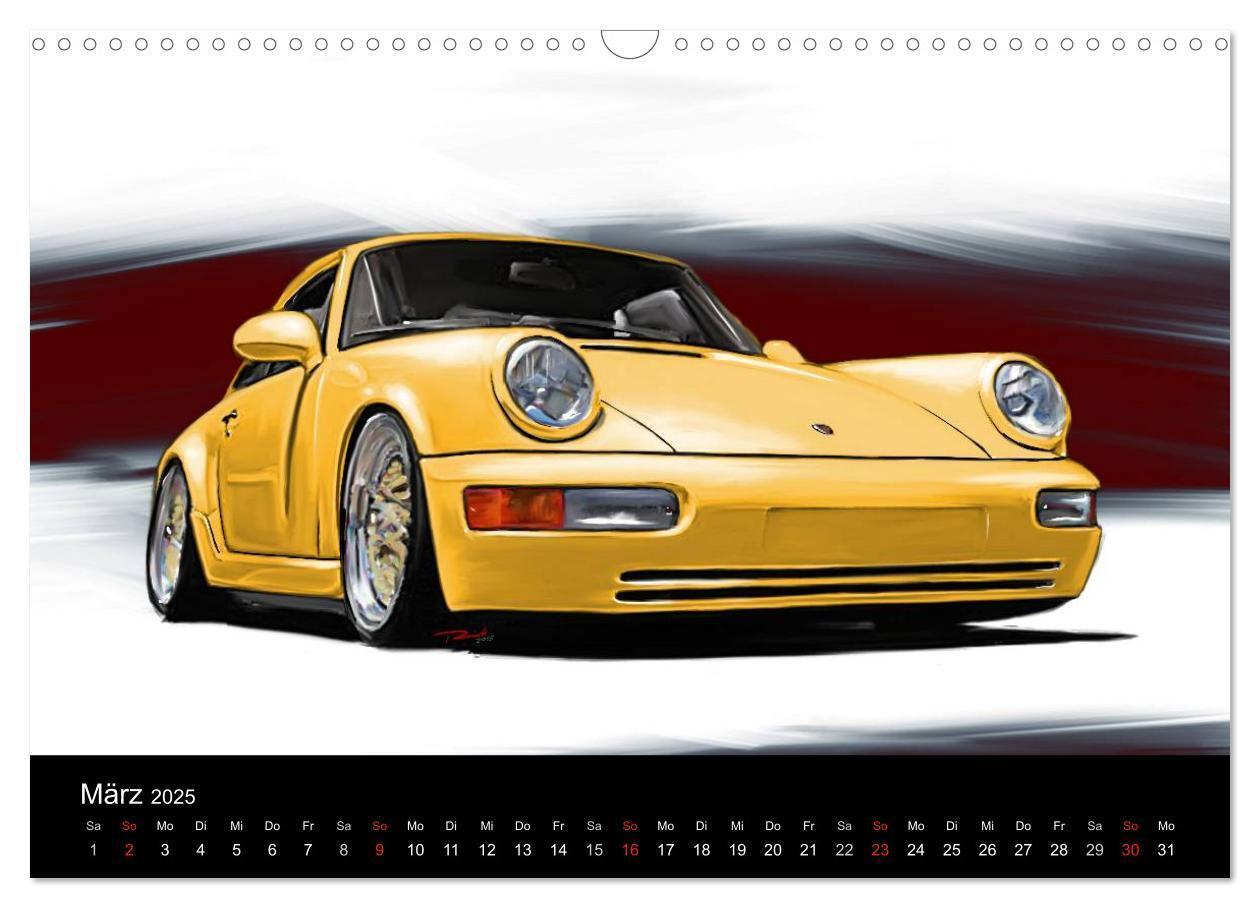 Bild: 9783435498758 | Porsche inspired Artwork by Reinhold Art´s (Wandkalender 2025 DIN...