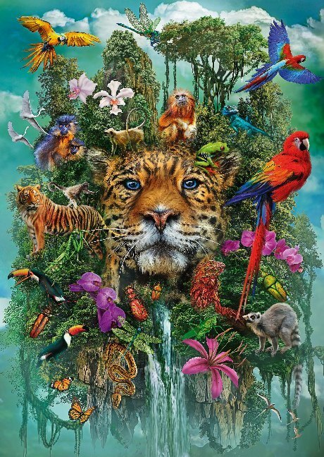 Bild: 4001504589608 | König des Dschungels (Puzzle) | Spiel | In Spielebox | 2020 | Schmidt