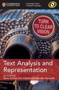 Cover: 9781108401111 | Cambridge Topics in English Language Text Analysis and Representation
