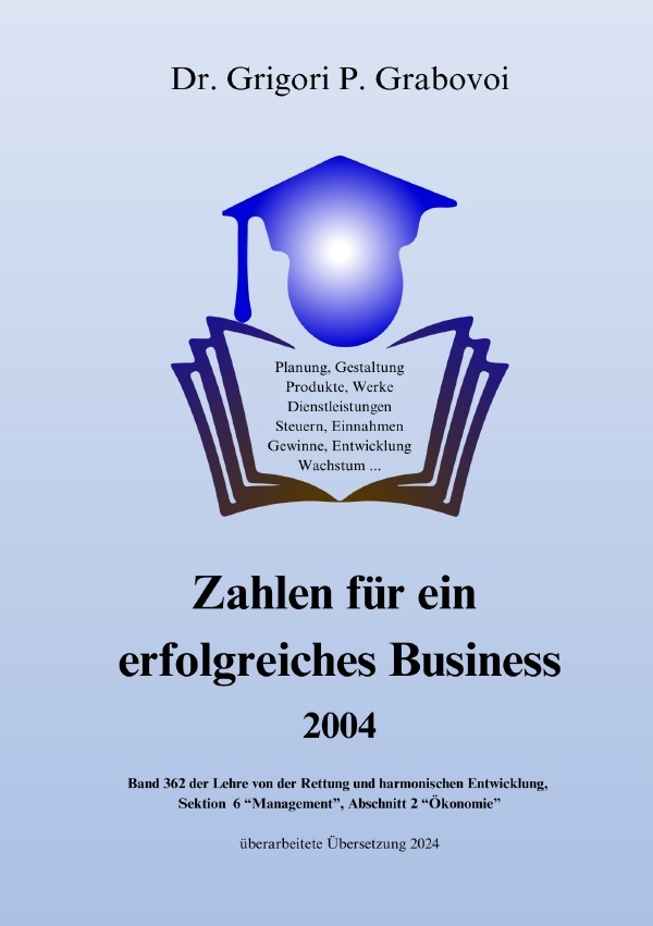 Cover: 9783759877246 | Zahlen für ein erfolgreiches Business | DE | Dr. Grigori P. Grabovoi