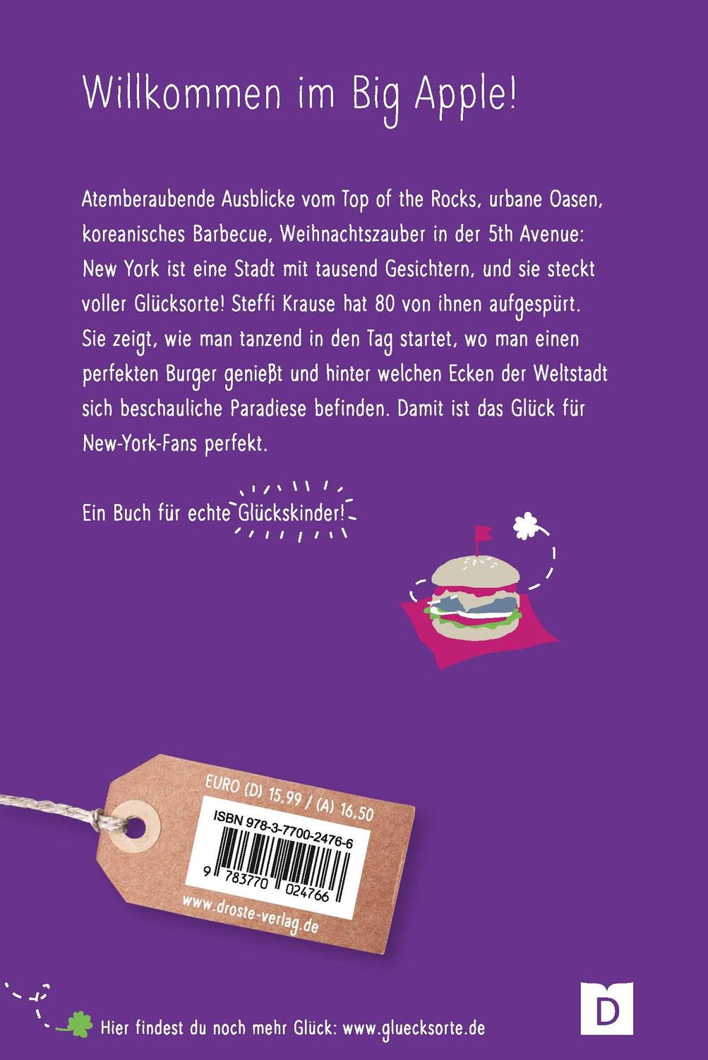 Rückseite: 9783770024766 | Glücksorte in New York | Fahr hin &amp; werd glücklich (Neuauflage) | Buch